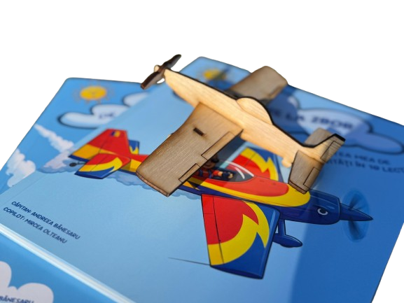 Pachet promo partea 1+2 (Include o machetă de avion din lemn)